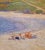 Alexander Warshawsky-1930s Audierno Beach Scene North of France-Oil Painting For Sale - Image 4 of 9