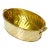 Mid-Century Boho Chic Hollywood Regency Arts & Crafts Brass Oval Planter With Handles. For Sale