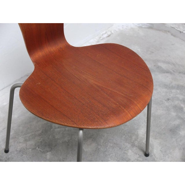 First Edition Mosquito Chairs by Arne Jacobsen for Fritz Hansen, 1955, Set of 4 For Sale - Image 10 of 18