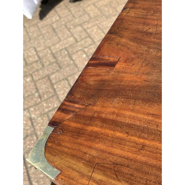 Victorian Campaign Chest with Brass Handles For Sale - Image 5 of 13