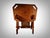 Brown Art Deco Armchair by Paul Fouillen, 1930s For Sale - Image 8 of 14