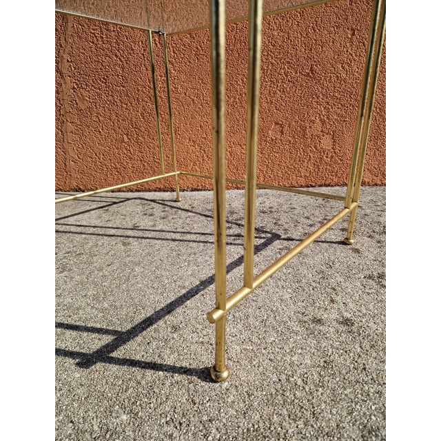 1960s Mid-Century Brass and Glass Coffee Table, Italy, 1960s For Sale - Image 5 of 6