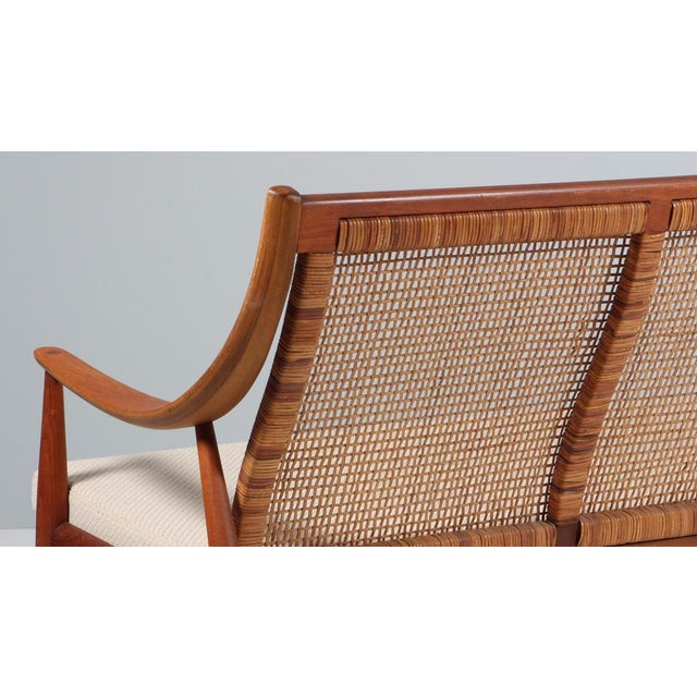 Three-Seater Sofa by Peter Hvidt & Orla Mølgaard Nielsen, 1960s For Sale - Image 8 of 9