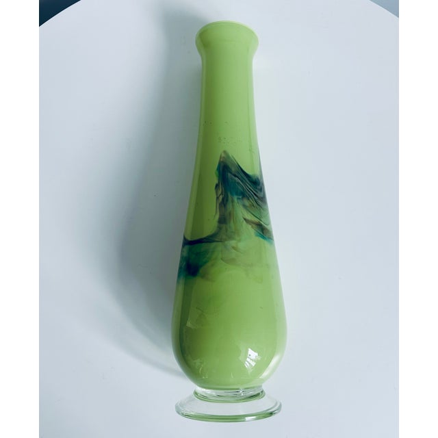 1960s Fulvio Bianconi 1960s Art Glass Vase Murano Italy For Sale - Image 5 of 7