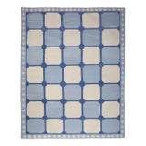 Early 21st Century Handmade Modern Kilim Rug 11'10 X 14'11 For Sale