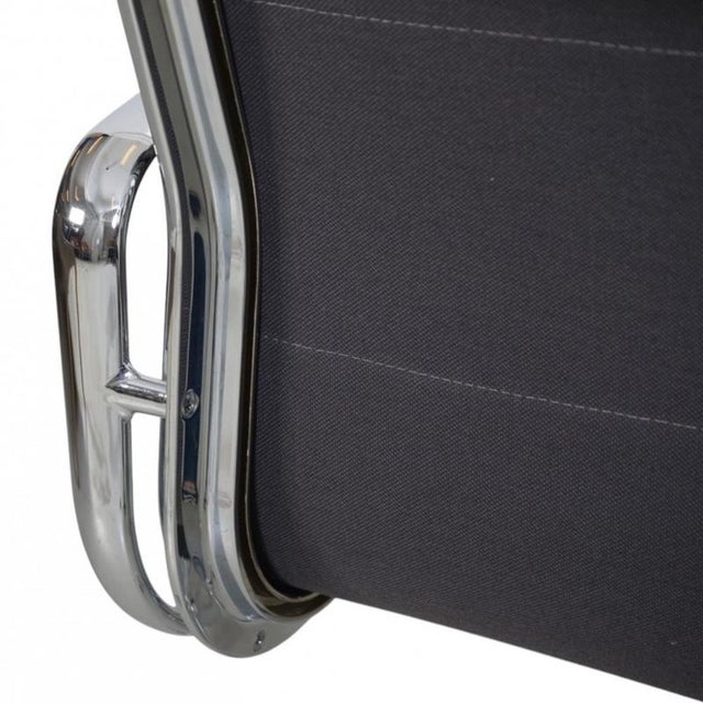 EA-219 Office Chair in Grey Leather by Charles Eames, 2012 For Sale - Image 12 of 18