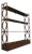 Georgian Style Wall Hanging Shelf with Drawers, 1960 For Sale