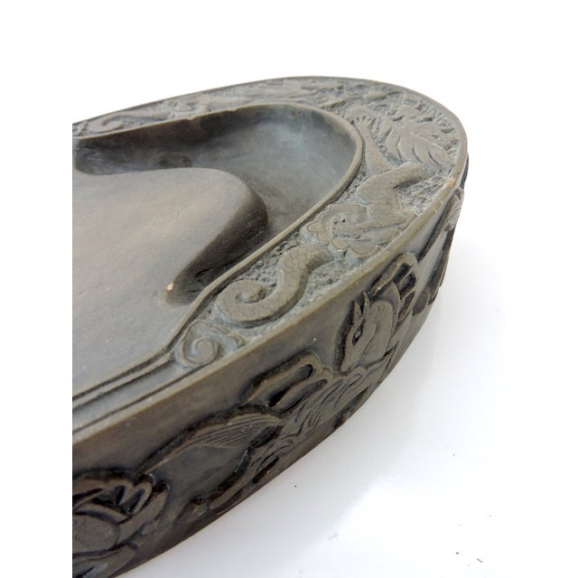 Chinese Double Sided 'Duan' Inkstone With Turtle & Dragons For Sale In Tampa - Image 6 of 7