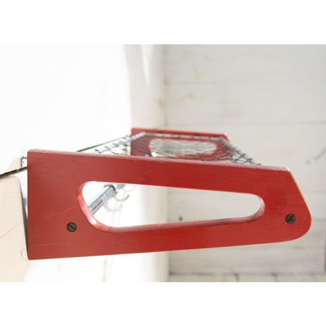 Søborg Møbelfabrik Teak and Metal Shelf Coat Hanger attributed to Borge Morgensen for Soborg, 1960s For Sale - Image 4 of 8