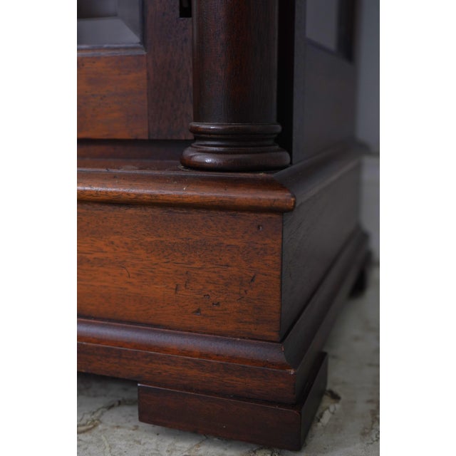 Colonial Mahogany 5 Tube Grandfather Clock For Sale - Image 13 of 18