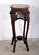 Chinese Vintage Chinese Carved Rosewood Pedestal Stand With Marble Top For Sale - Image 3 of 12