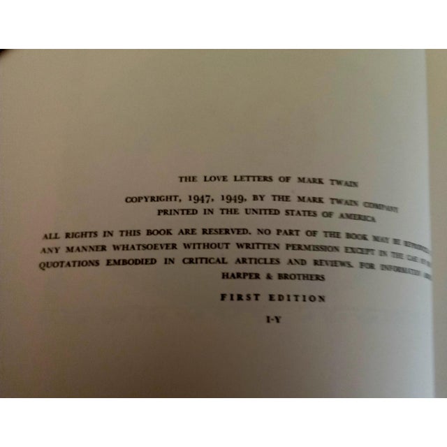 20th Century Mark Twain ,Autographed Limited Edition ,"The Love Letters ". For Sale - Image 12 of 13