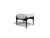 Wood Mid 20th Century Restored Ib Kofod Larsen Highback Lounge Chair and Ottoman in New Fabric For Sale - Image 7 of 14