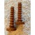 Vintage Handcarved 11” Walnut Modernist Candleholders -A Pair For Sale - Image 13 of 16