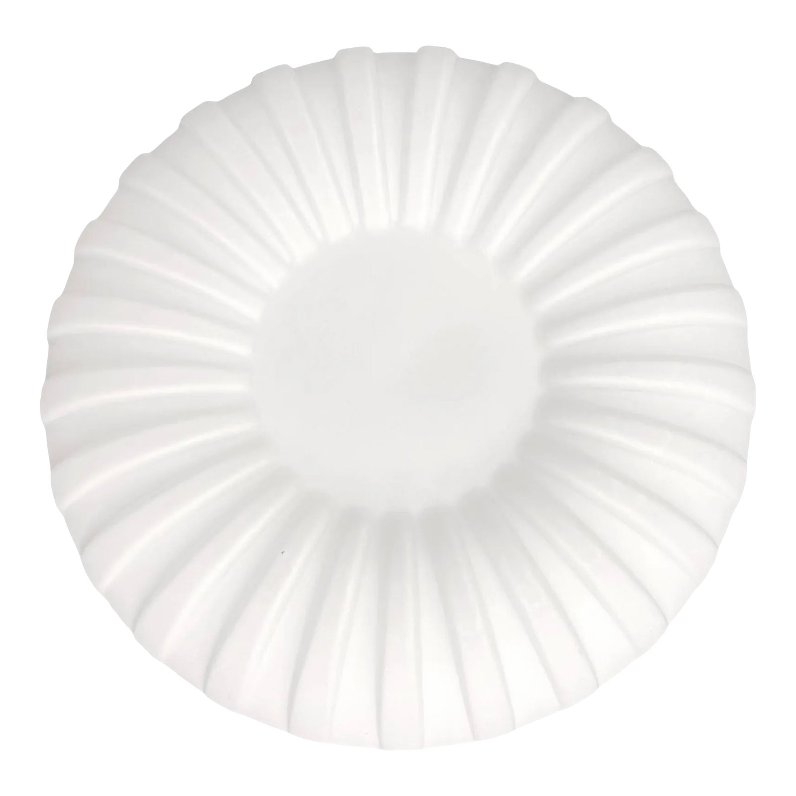 Single-Point Round Relief Milky White Glass Wall Lamp 