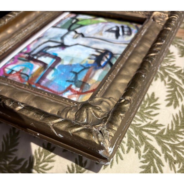 2020s Contemporary Craig Greene Original Painting “When I’m With You” in Antique French Frame For Sale - Image 5 of 11