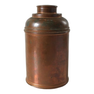 1930s Copper Rumidor Tobacco Humidor New York New York For Sale