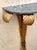 Vintage Gilt Metal and Marble Wall Console For Sale - Image 12 of 13