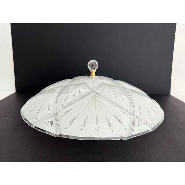 1960s Quilted Starburst Ceiling Light For Sale - Image 17 of 18