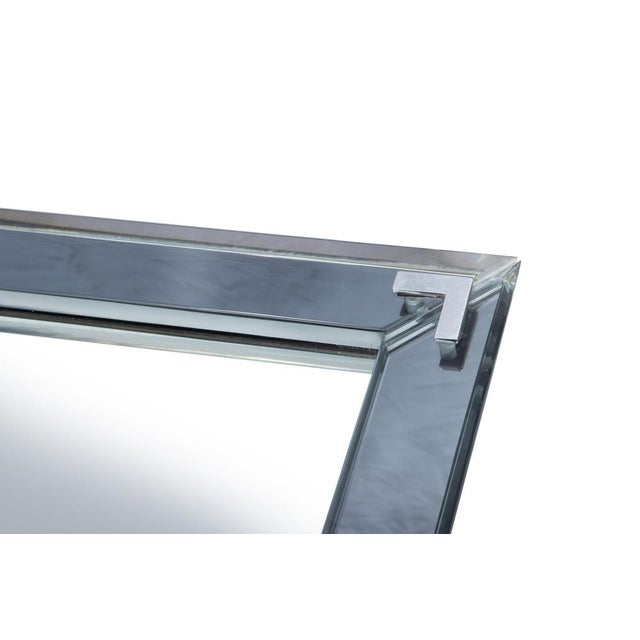 1970s Vintage Square Mirror from Fontana Arte, Italy, 1970s For Sale - Image 5 of 11