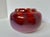 1980s 1980s Hand-Blown Ruby Ombre Glass Vase For Sale - Image 5 of 9