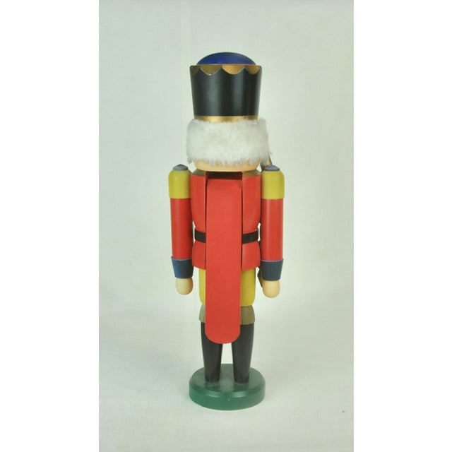 German Nutcracker in Yellow and Red Costume, 1960s For Sale - Image 9 of 10