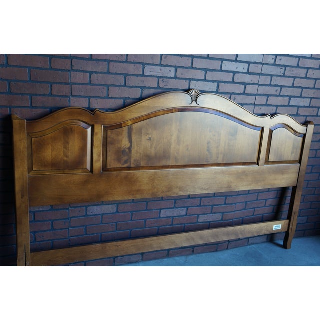Ethan Allen Country French Raised Panel King/Cal King Headboard For Sale - Image 6 of 6