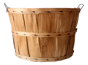 Vintage Wooden Apple Orchard Basket