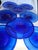Collection of Vintage Cobalt Blue Hand Blown Glass Charger Plates From Mexico For Sale - Image 11 of 11