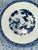 Antique 16" Blue and White Plate With Detailed and Intricate Hand Painting Pine and Plum Design For Sale - Image 12 of 18