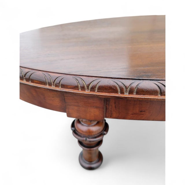 19th Century Walnut Victorian Carved Footstool Table – Low Parlor Stand For Sale - Image 9 of 10