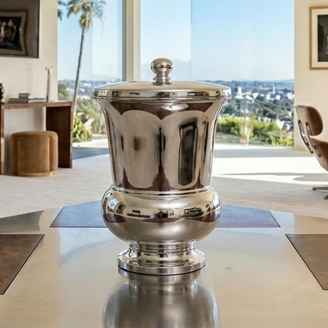 Mid-Century Modern Mid-Century Modern Ice Bucket by Aldo Tura for Macabo, 1960s For Sale - Image 3 of 8