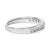 Embrace timeless elegance with this meticulously crafted 14k white gold wedding band, adorned with a row of 11 natural,...