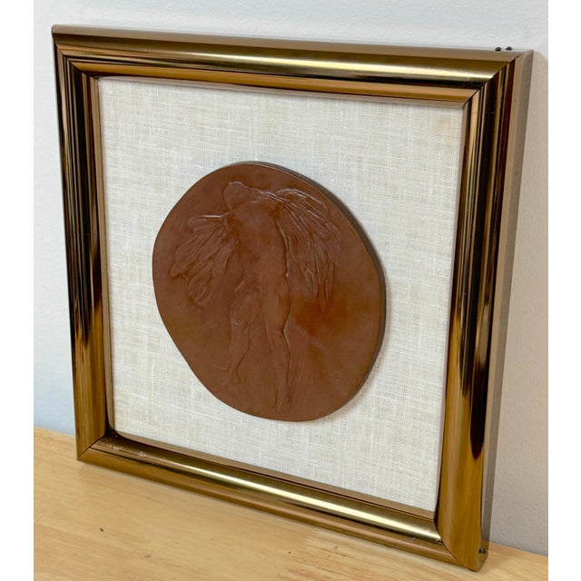 Leonard Baskin, Icarus, Numbered 3/250, Cast Bronze Wall Plaque, 1969 For Sale In West Palm - Image 6 of 13