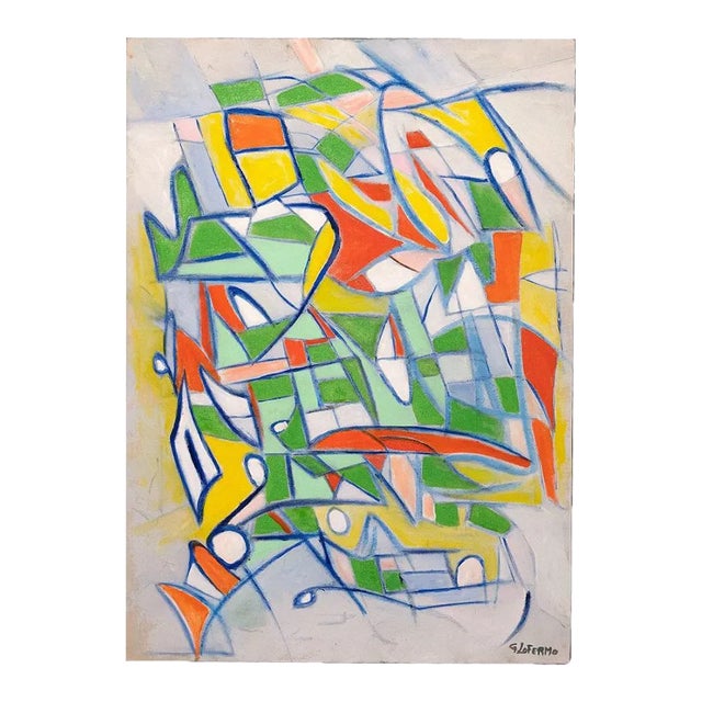 Giorgio Lo Fermo - Abstract Composition - Original Oil Painting - 2019 For Sale