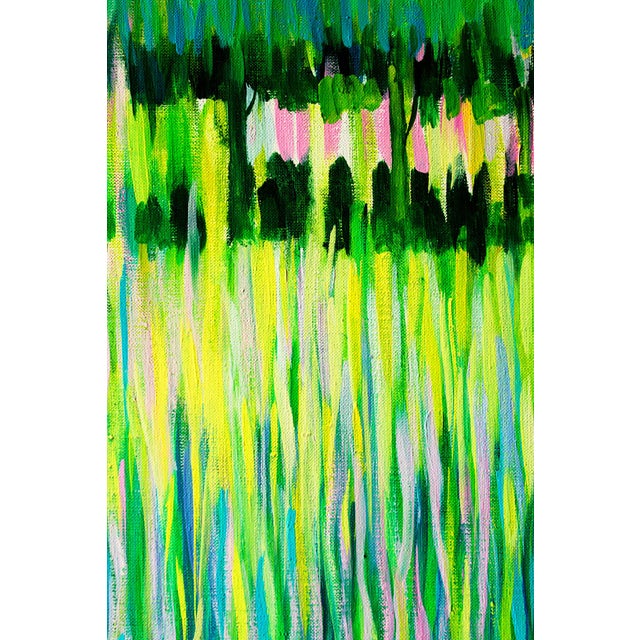 2020s Artist Andrei Sitsko "City Park VII" Modern Original Painting For Sale - Image 5 of 11