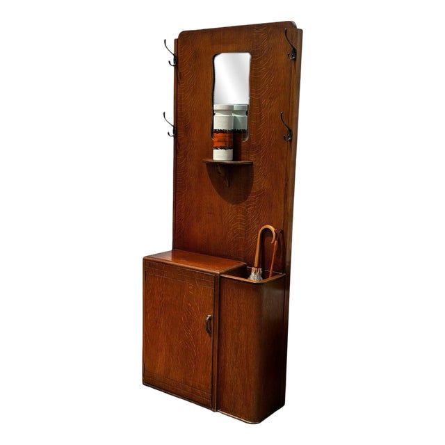 Mid-Century Umbrella Stand with Storage, 1960s For Sale