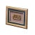 The center small piece of wooden carved people theme is reframed with a golden base color. Dimensions: Frame w13" x 10.75"...