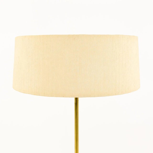 Metal Gerald Thurston for Lightolier Mid Century Brass and Lucite Rocket Floor Lamp For Sale - Image 7 of 9