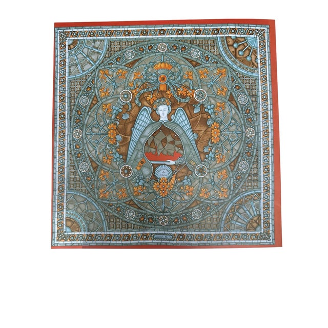This is a vintage Hermès "Lumières de Paris" 90cm lithograph of silk scarf designed by Natsuno Hidaka and first issued in...