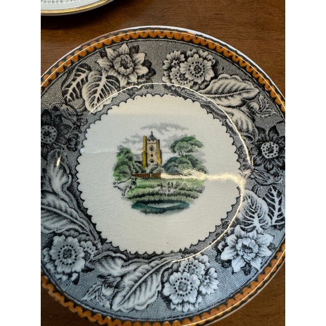 European Souvenir Catchall, S/8 For Sale - Image 4 of 10