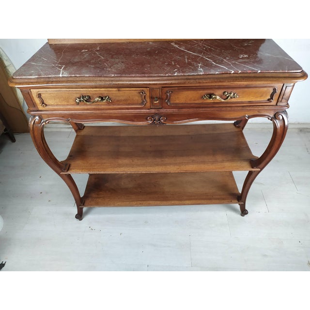 Louis XV Style Console Table, 1890s For Sale - Image 18 of 18
