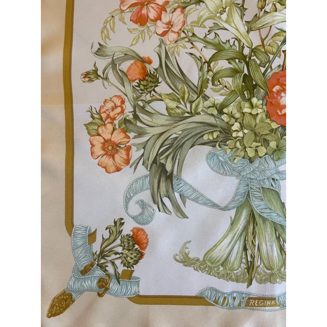 Textile Hermès Gavroche Silk Scarf “Regina” 1997 For Sale - Image 7 of 8