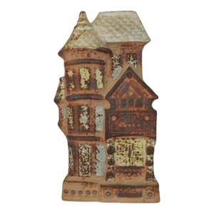 Vintage Counterpoint Pottery Victorian House Wall Pocket Vase