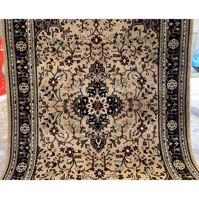 Tribal Hand-Knotted Caucasian Style Wool Area Rug - 3'11" X 5'10" For Sale - Image 3 of 12
