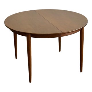 1960s Moreddi Round Danish Table in Teak For Sale