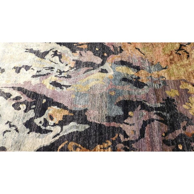 Hand-Knotted Modern Abstract Luxury Rug. 8'x 10' For Sale - Image 13 of 18