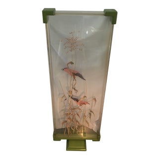 Lucite Screen of Song Birds by Jacqueline Balliu For Sale