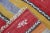 Red 1990s Red Striped Hand Knotted Rug For Sale - Image 8 of 8