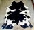 Extra Large Black and White Natural Brazilian Cowhide 8' 7" X 7' 2" For Sale - Image 4 of 4